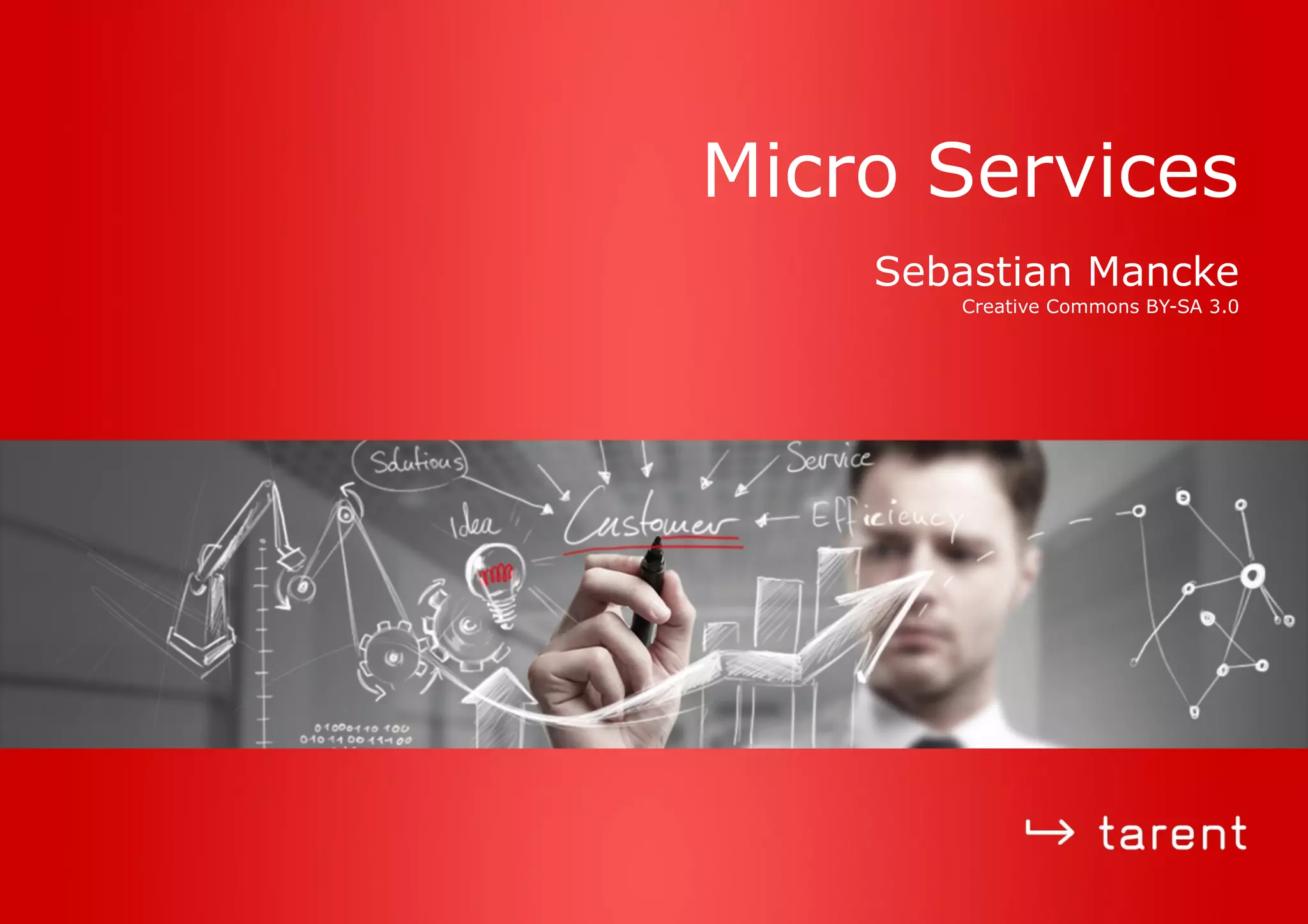 Micro Services
Sebastian Mancke
Creative Commons BY-SA 3.0
 