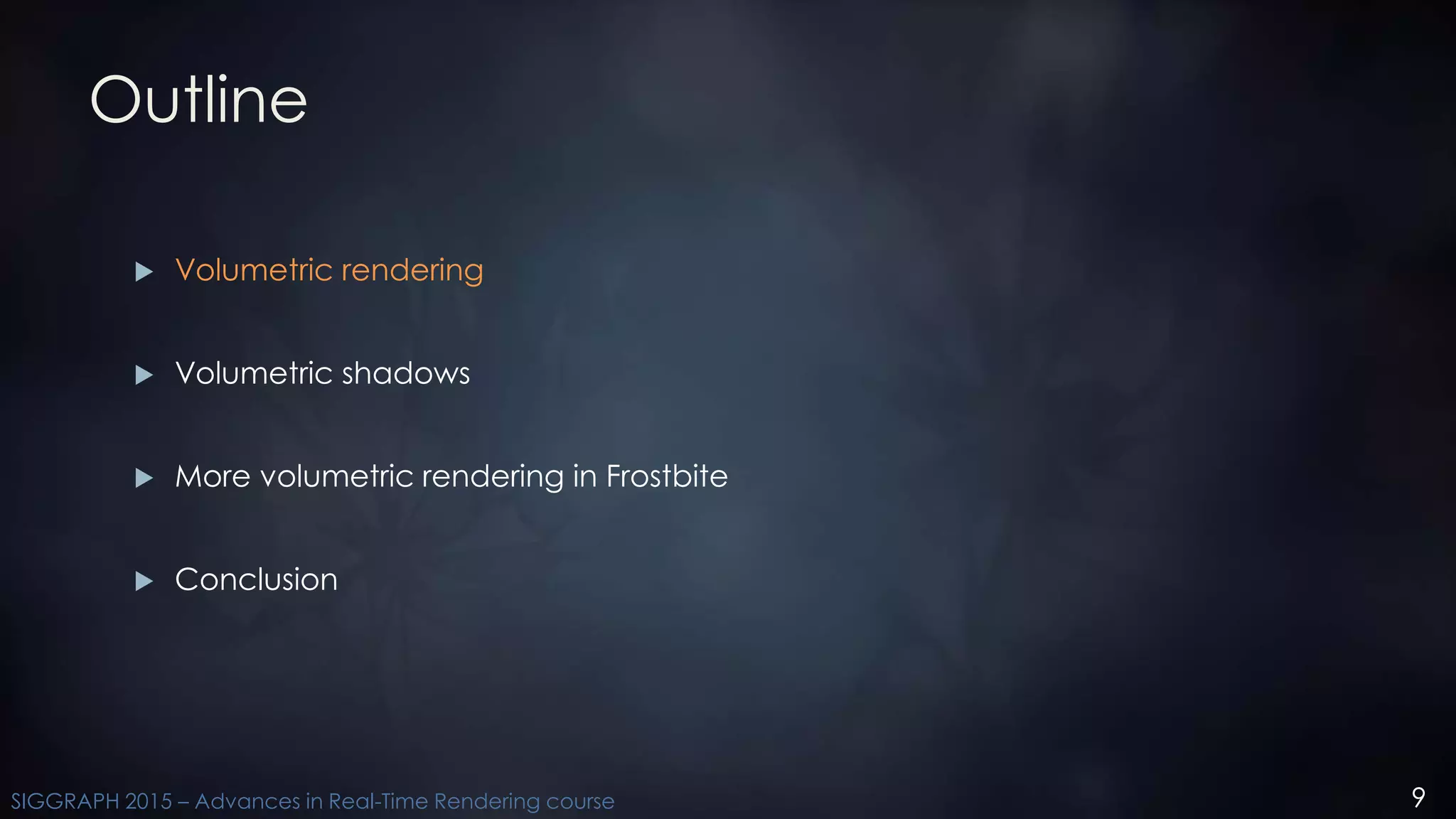 Physically Based and Unified Volumetric Rendering in Frostbite | PPTX