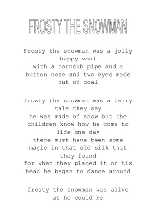 Frosty the snowman | PDF