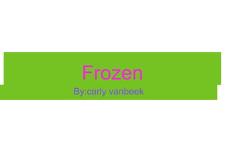Frozen Powerpoint Theme Frozen | PPT