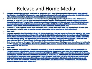 Release and Home Media
 