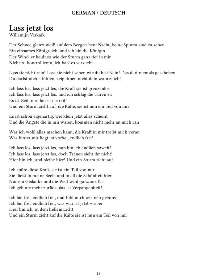 [Frozen] "Let It Go" lyrics in 42 languages