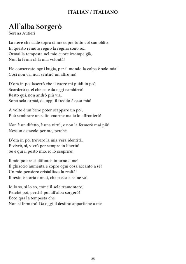 Frozen Let It Go Lyrics In 42 Languages