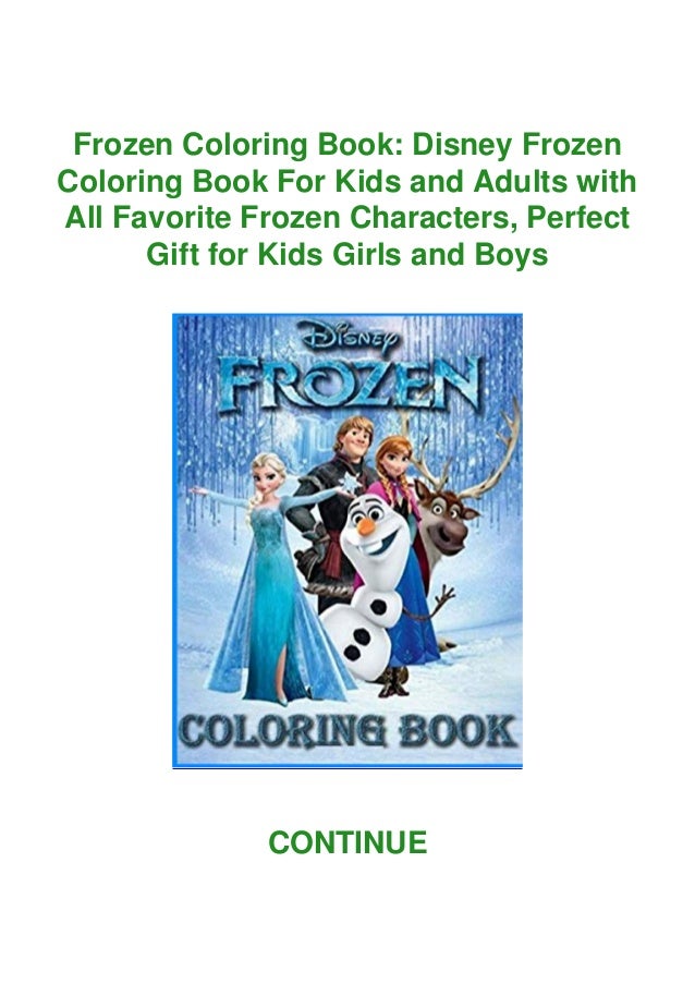 Download Pdf Download Frozen Coloring Book Disney Frozen Coloring Book For