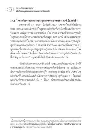 ระบบนวัตกรรมรายสาขา
     เพือพัฒนาอุตสาหกรรมอาหารทะเลแชเย็นแชแข็ง
          ่


 
         ⌫   ⌫ ⌫

  ⌫    
                ⌫                                              ⌫ ⌫
 ⌫ 
 ⌫
                                                                          
    ⌫ 
                                                                  
⌫
⌦ 
                          

                                      
        ⌫
⌦  
      
                                    
⌫  ⌫
   ⌫
 





 ⌫⌦ ⌫
                  
 ⌦⌫⌫ ⌫⌦
 ⌫
 