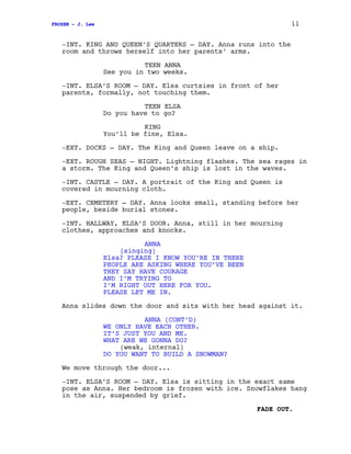 Frozen screenplay | PDF