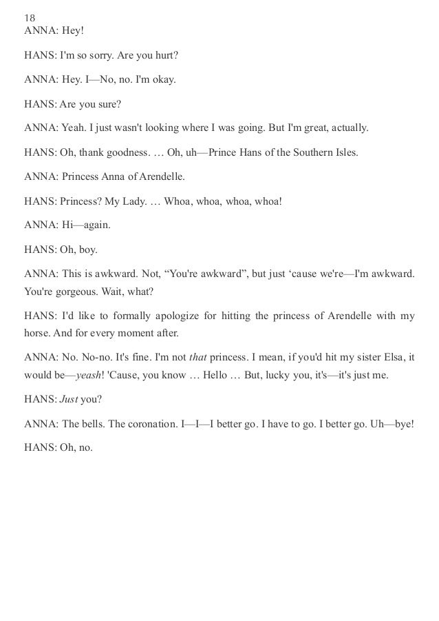 Frozen Script Pdf Frozen Script Pdf
