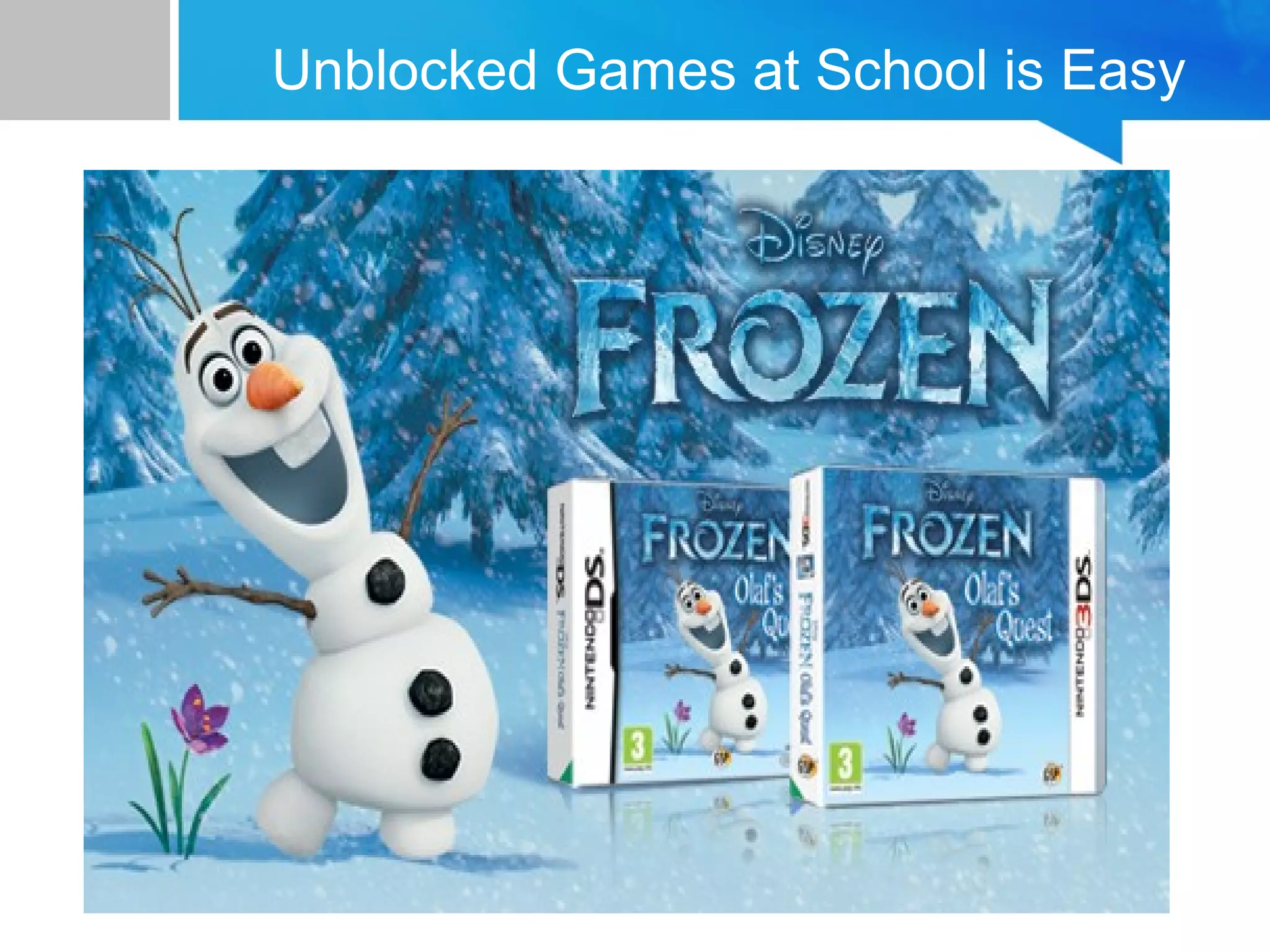 Frozen games unblocked | PPT