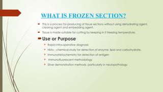 Techniques and Procedure Of FROZEN SECTION.pptx