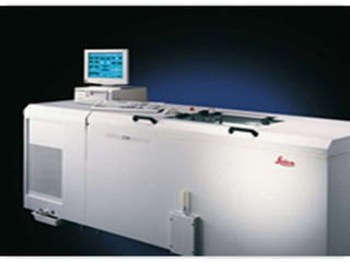 Frozen section and cryostat