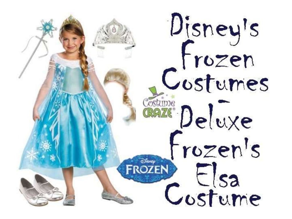 Disney's Frozen Costumes Deluxe Frozen's Elsa Costume