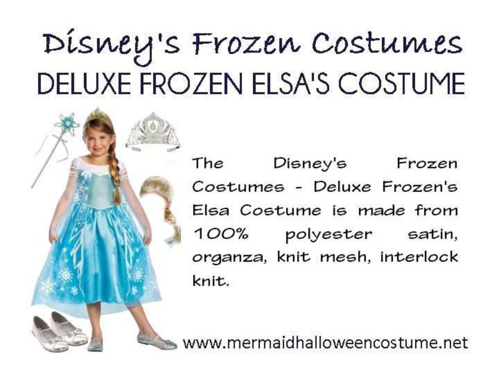 Disney's Frozen Costumes Deluxe Frozen's Elsa Costume