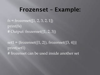 frozenset & array Module123@1234567.pptx