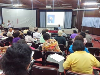 บรรยากาศการอบรมไหล่ติด 27 ก.พ. 58