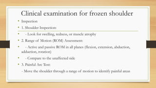 Rom Arc Comprehensive Overview of Frozen Shoulder: Symptoms, Diagnosis, and ...