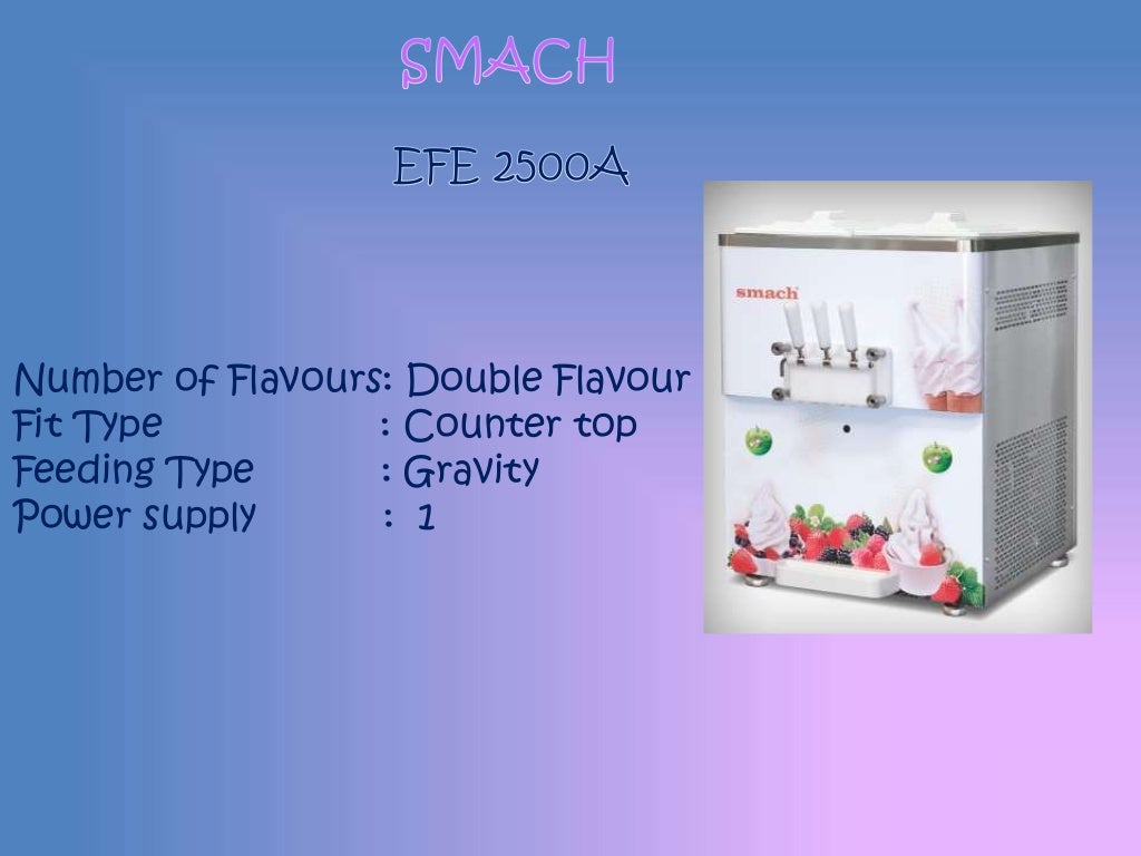 Frozen Yoghurt Machines & Equipments