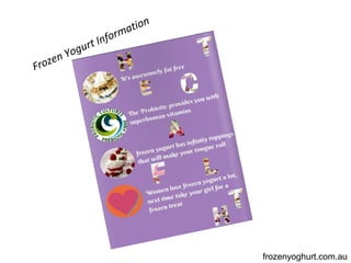 Frozen Yogurt Information
frozenyoghurt.com.au
 