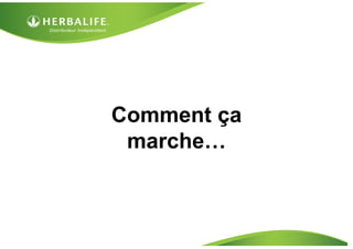 Comment ça
 marche…
 