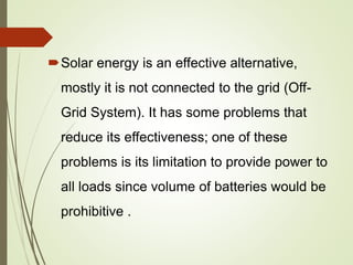 Study and design of a grid tie Photo-voltaic system | PPT