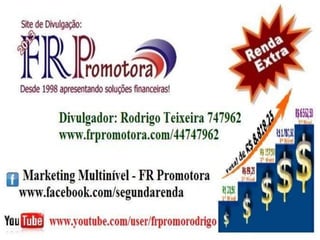 Fr promotora   sistema de renda extra