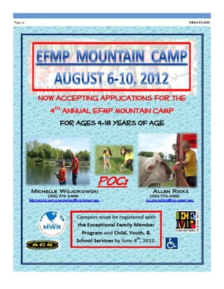 Page 12   FRSA FLASH
 