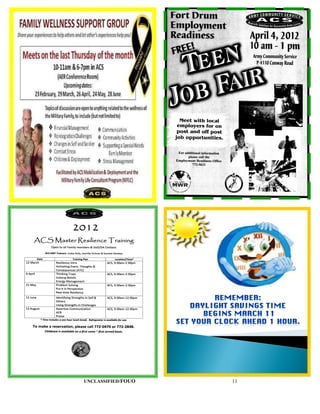 UNCLASSIFIED/FOUO   11
 