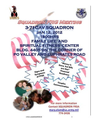 UNCLASSIFIED/FOUO   4
 