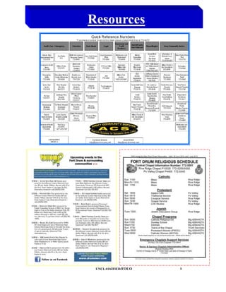 Resources




 UNCLASSIFIED/FOUO   8
 