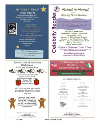 9/14/2012   UNCLASSIFIED /FOUO   8
 