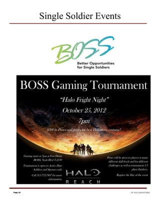 Single Soldier Events




Page 15                           TF SIX SHOOTERS
 