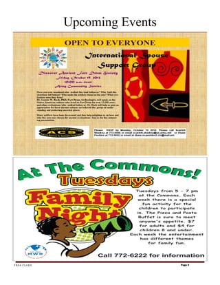 Upcoming Events




FRSA FLASH                     Page 9
 