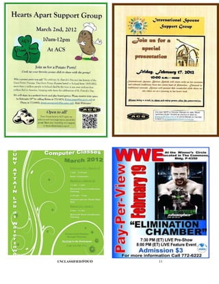 UNCLASSIFIED/FOUO   11
 