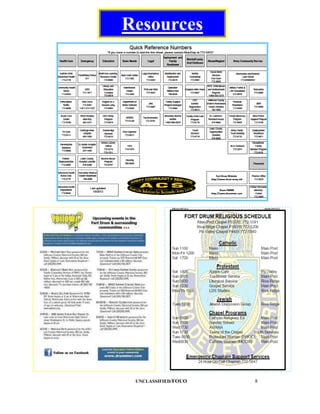 Resources




 UNCLASSIFIED/FOUO   8
 