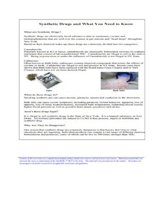 Contents of this news letter are compiled from multiple military family news sources and local area event sources. Material presented does not
represent the views or endorsement of the 2nd BSTB, 2 nd BCT or the Army. This material is for personal use by the readers. All readers are
encouraged to do further research for all applicable restrictions and guidelines.
 