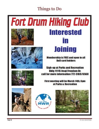 Things to Do




Page 18                  TF SIX SHOOTERS
 