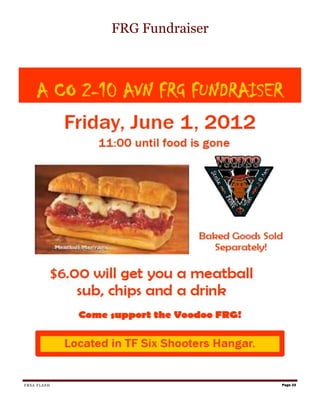 FRG Fundraiser




FRSA FLASH                    Page 23
 