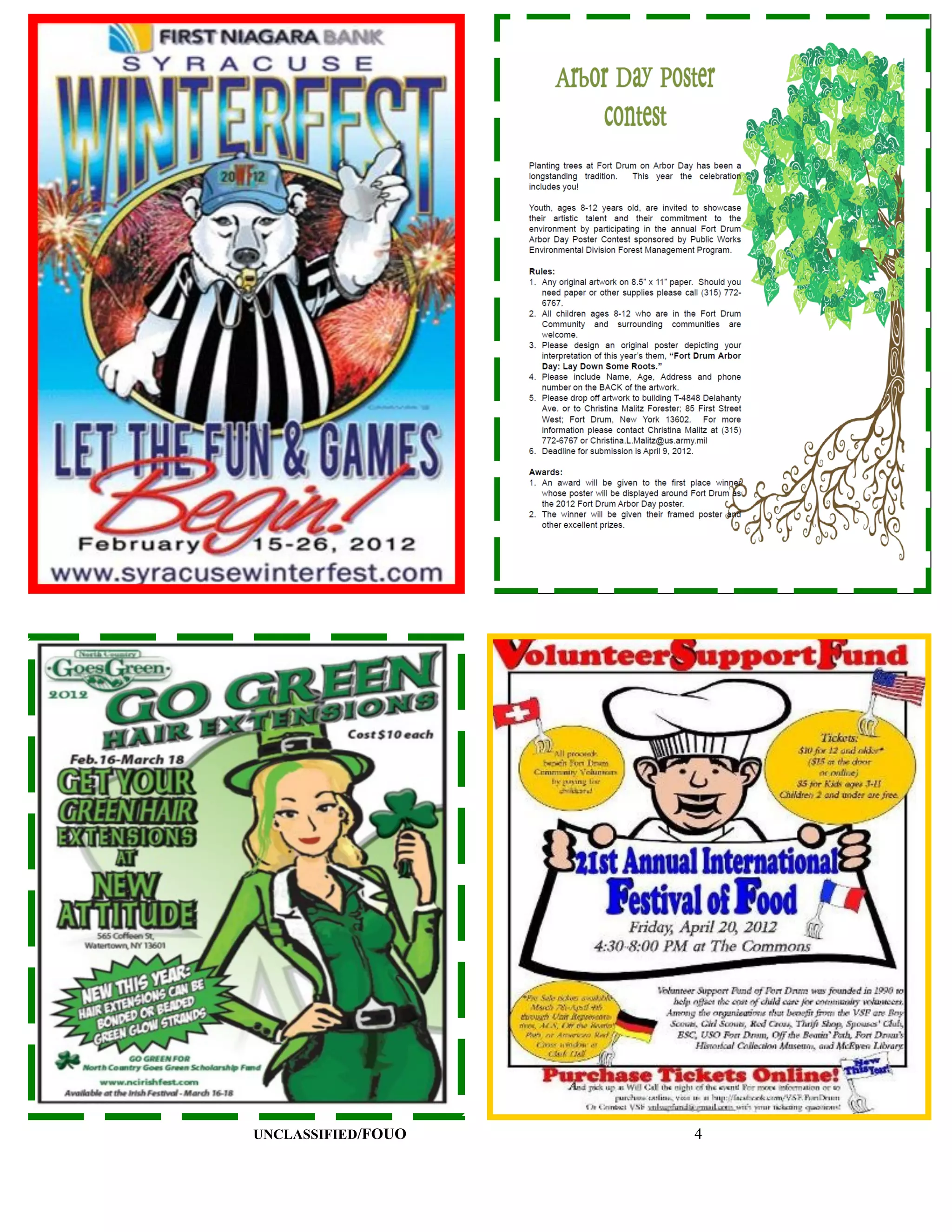 UNCLASSIFIED/FOUO   4
 