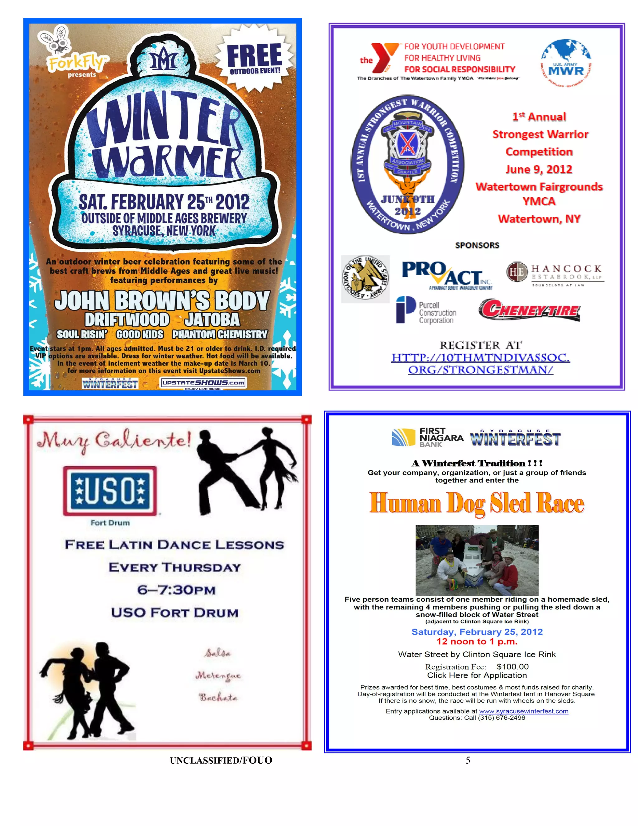 UNCLASSIFIED/FOUO   5
 