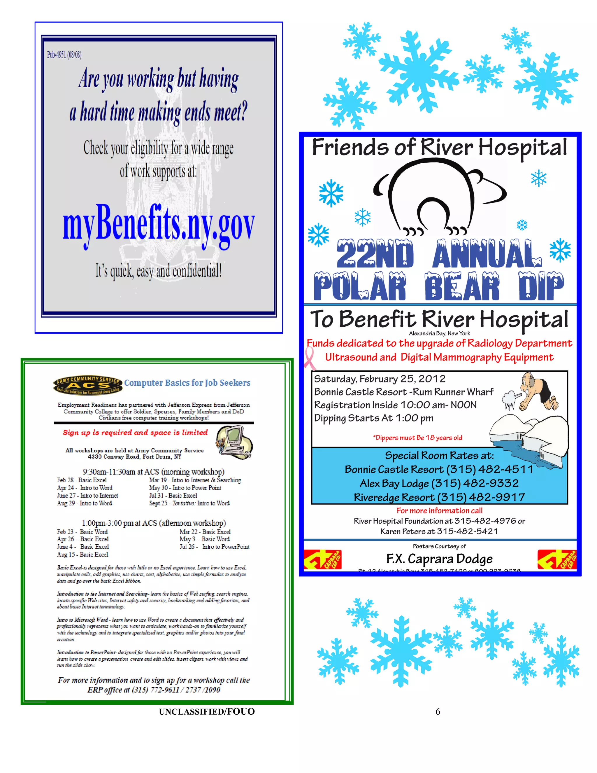 UNCLASSIFIED/FOUO   6
 