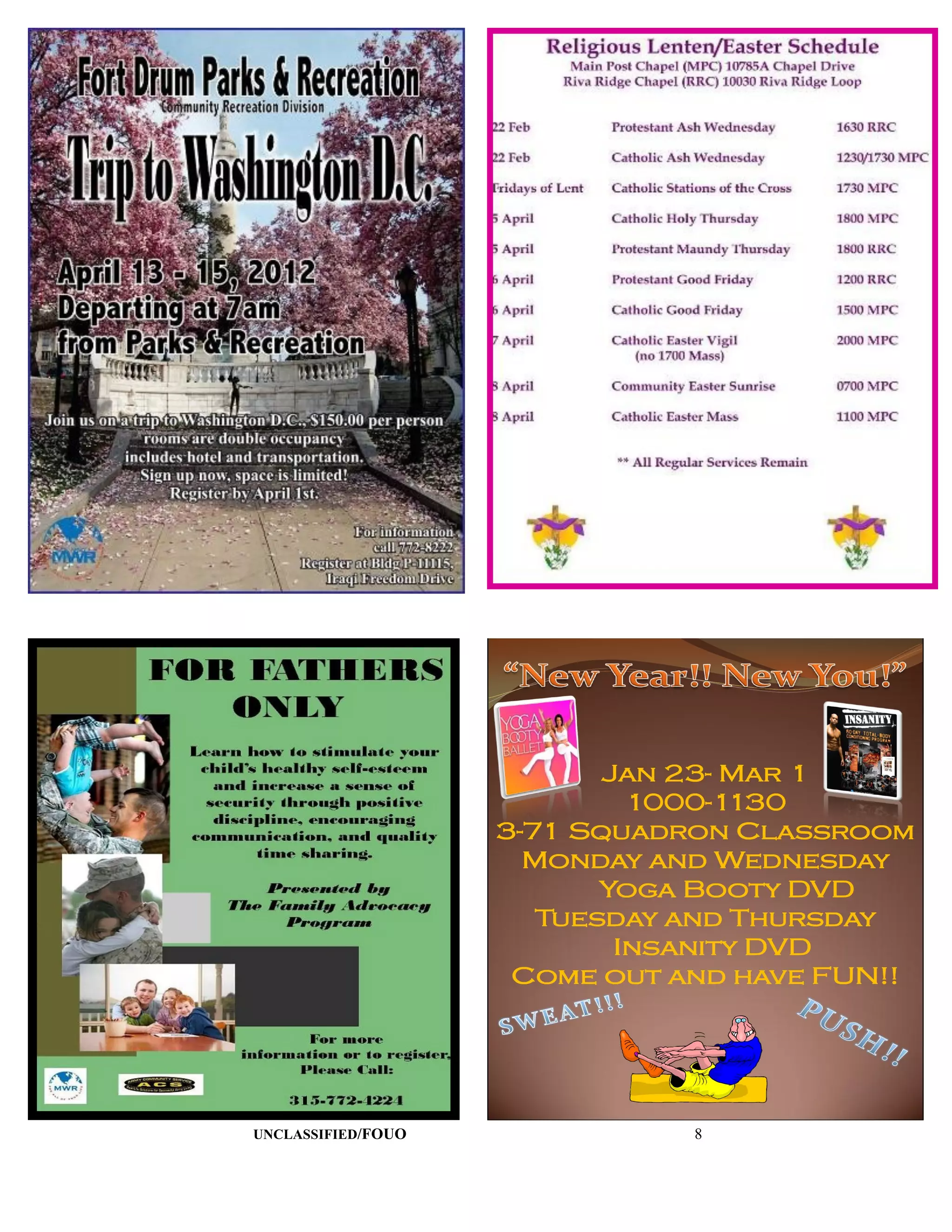 UNCLASSIFIED/FOUO   8
 