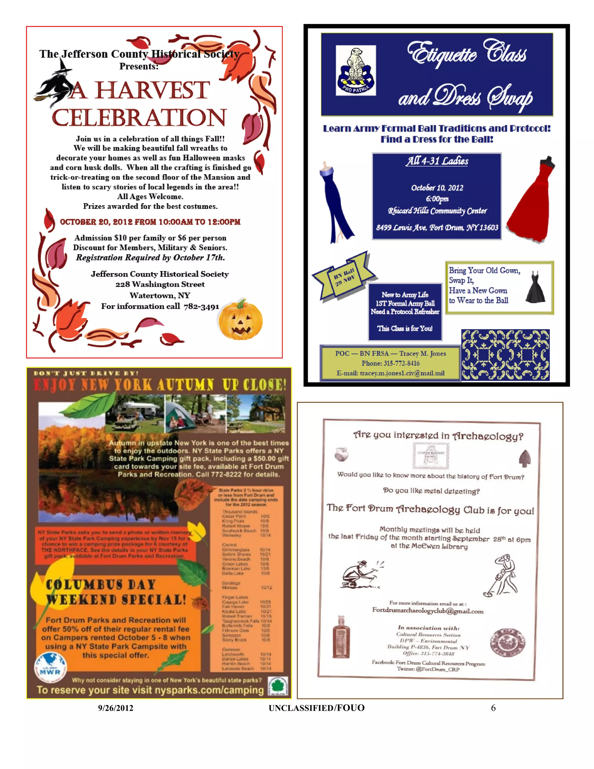 9/26/2012   UNCLASSIFIED /FOUO   6
 