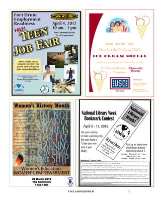 UNCLASSIFIED/FOUO   5
 