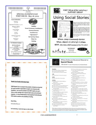 UNCLASSIFIED/FOUO   7
 