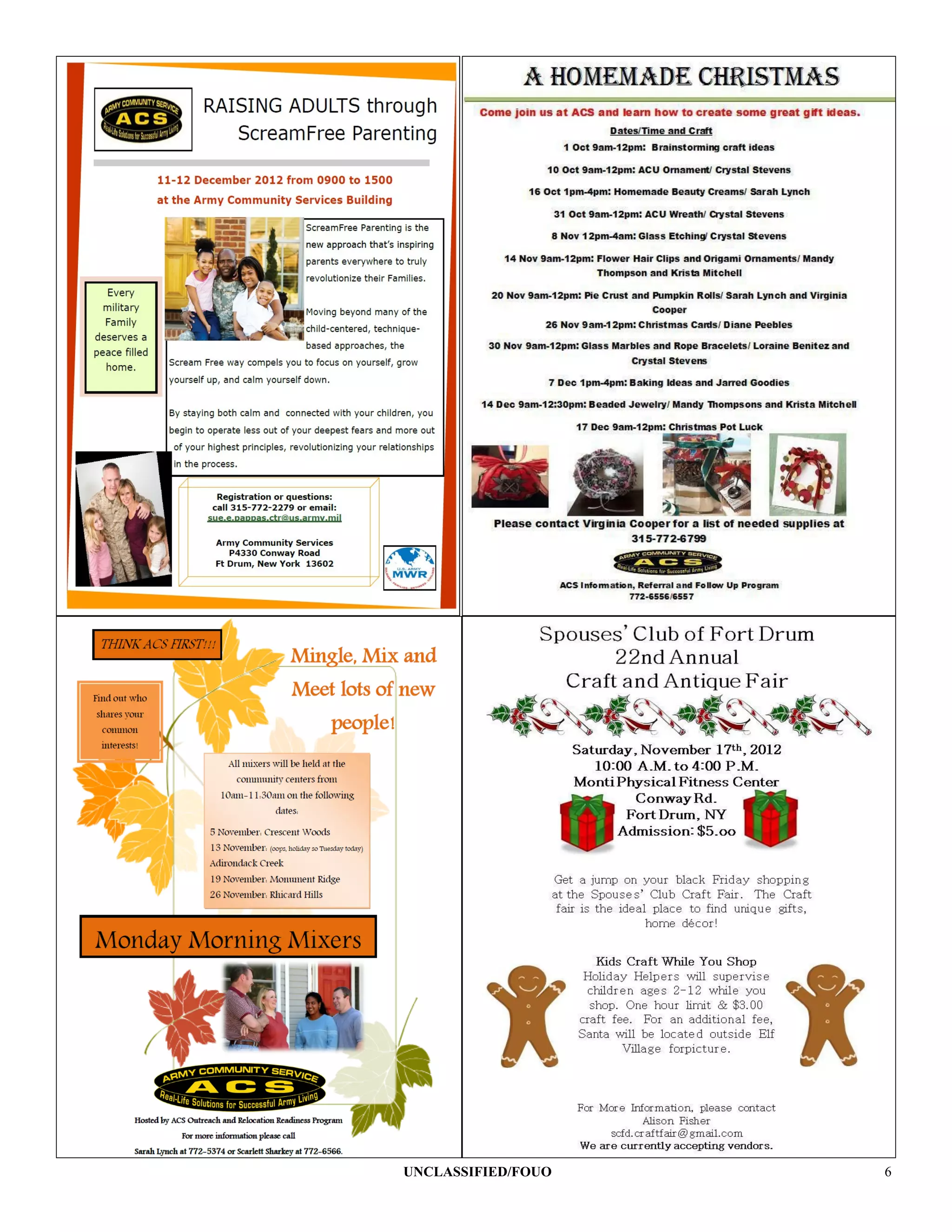 UNCLASSIFIED/FOUO   6
 