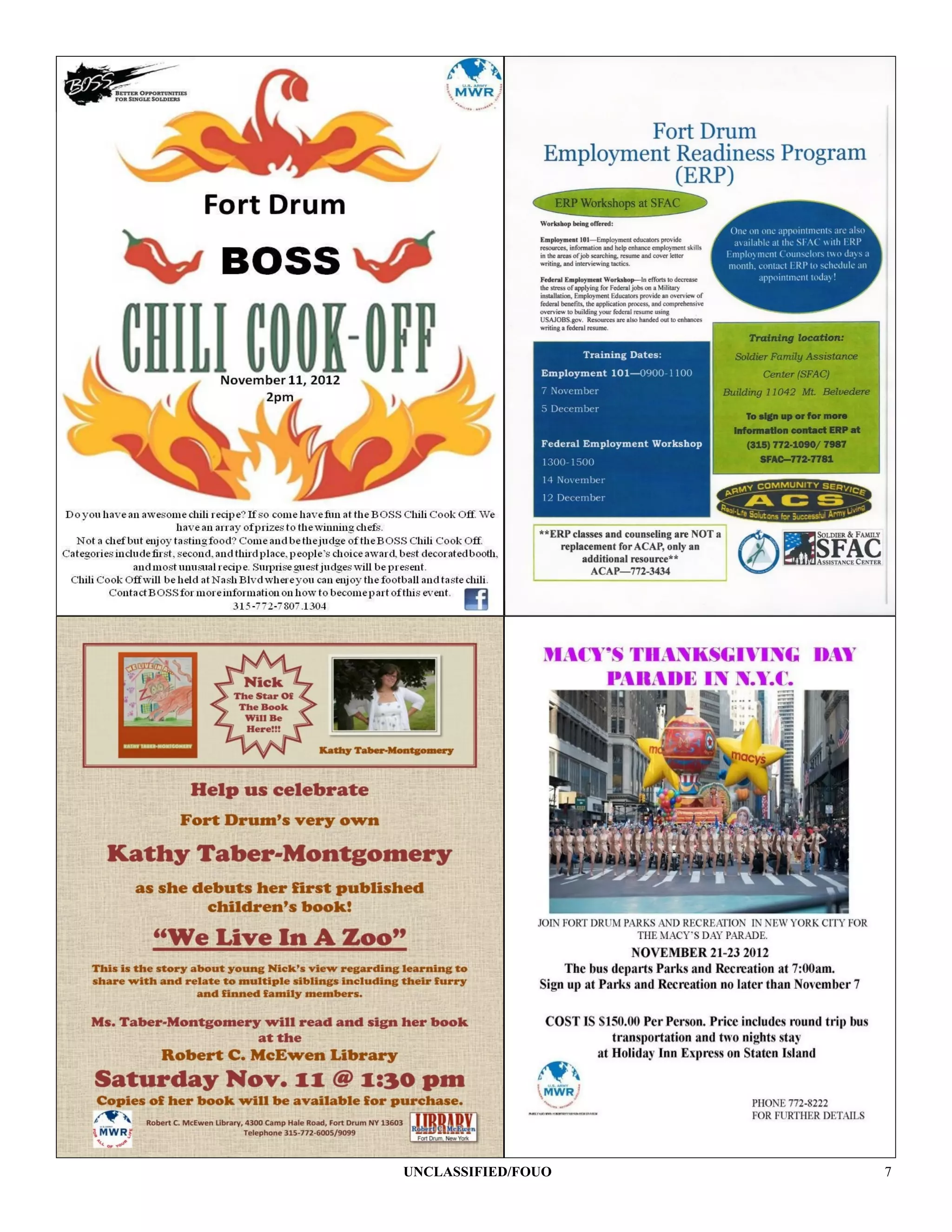 UNCLASSIFIED/FOUO   7
 