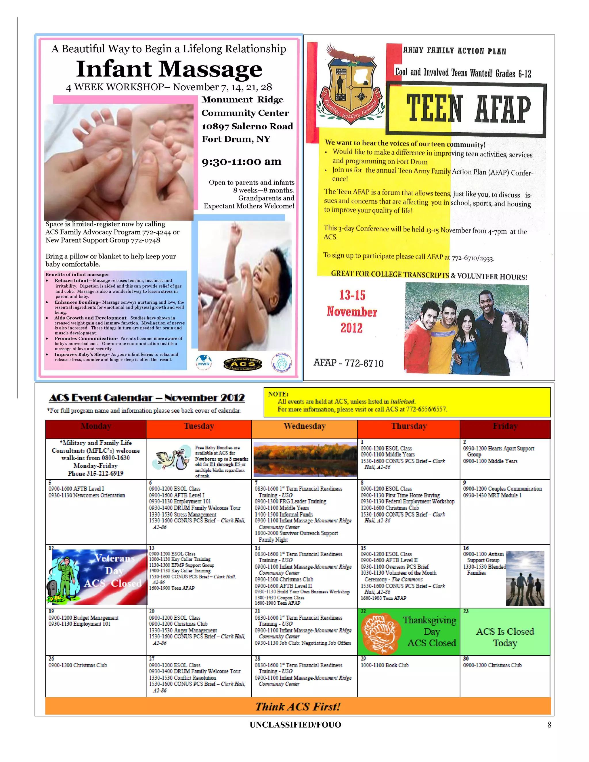 UNCLASSIFIED/FOUO   8
 