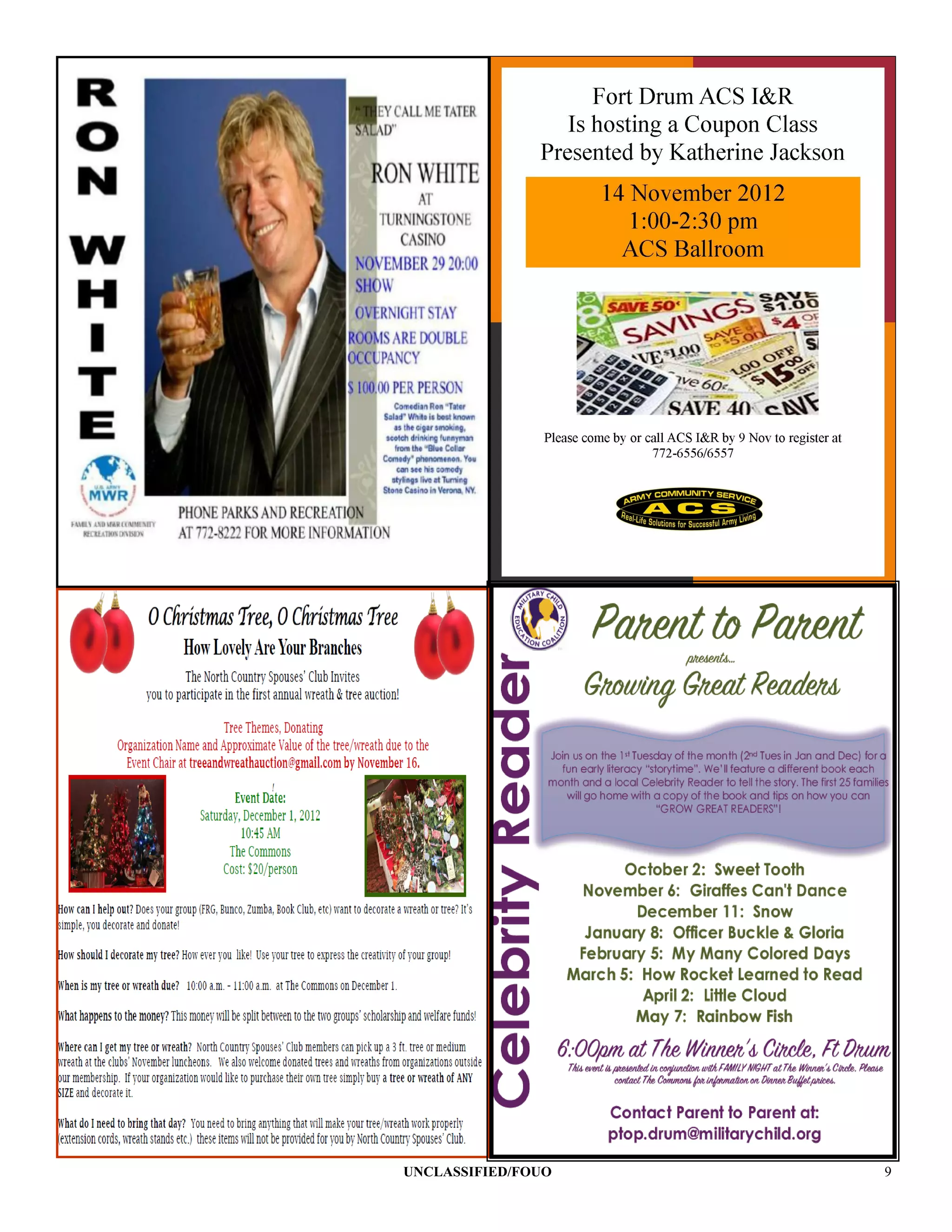 UNCLASSIFIED/FOUO   9
 