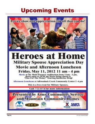 Upcoming Events




Page 10                     TF SIX SHOOTERS
 