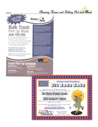 Page 9   Cleaning House and Getting Out and About
 