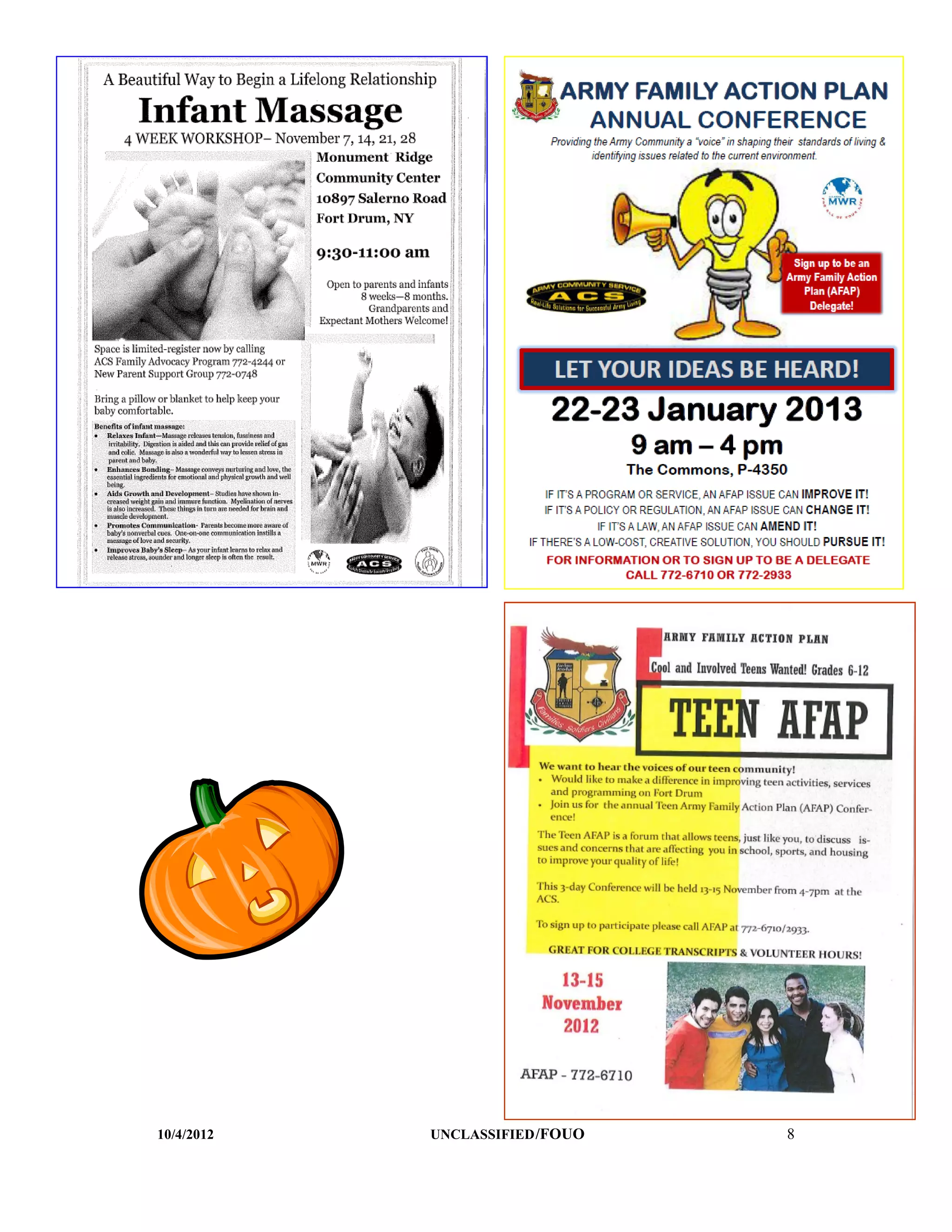 10/4/2012   UNCLASSIFIED /FOUO   8
 